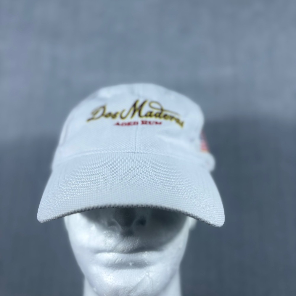 Dos Maderas Hat Unisex OSFM White Aged Rum‎ Promo Mesh Baseball Cap USA  Patch